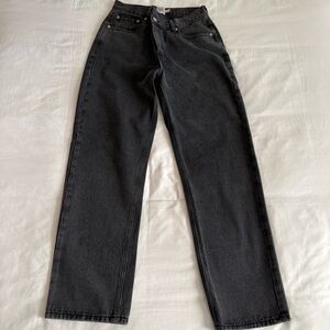Princess Polly Black Criss Cross Jeans